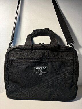 Vintage Humes & Berg Tuxedo Bag 17” X 13” X 4” Made In USA (1990s) Great Cond